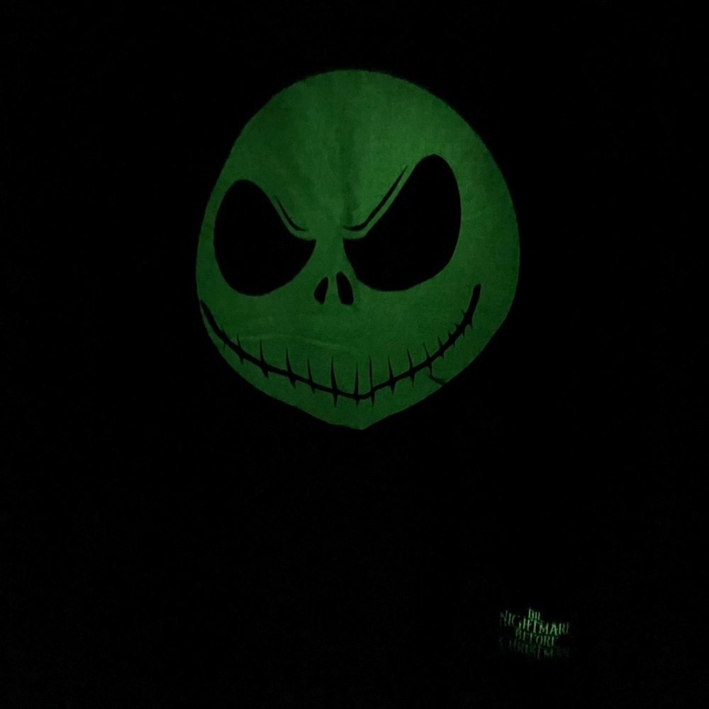 H&M Black Tee with Jack Skellington glow in the dark!. - Picture 7 of 9